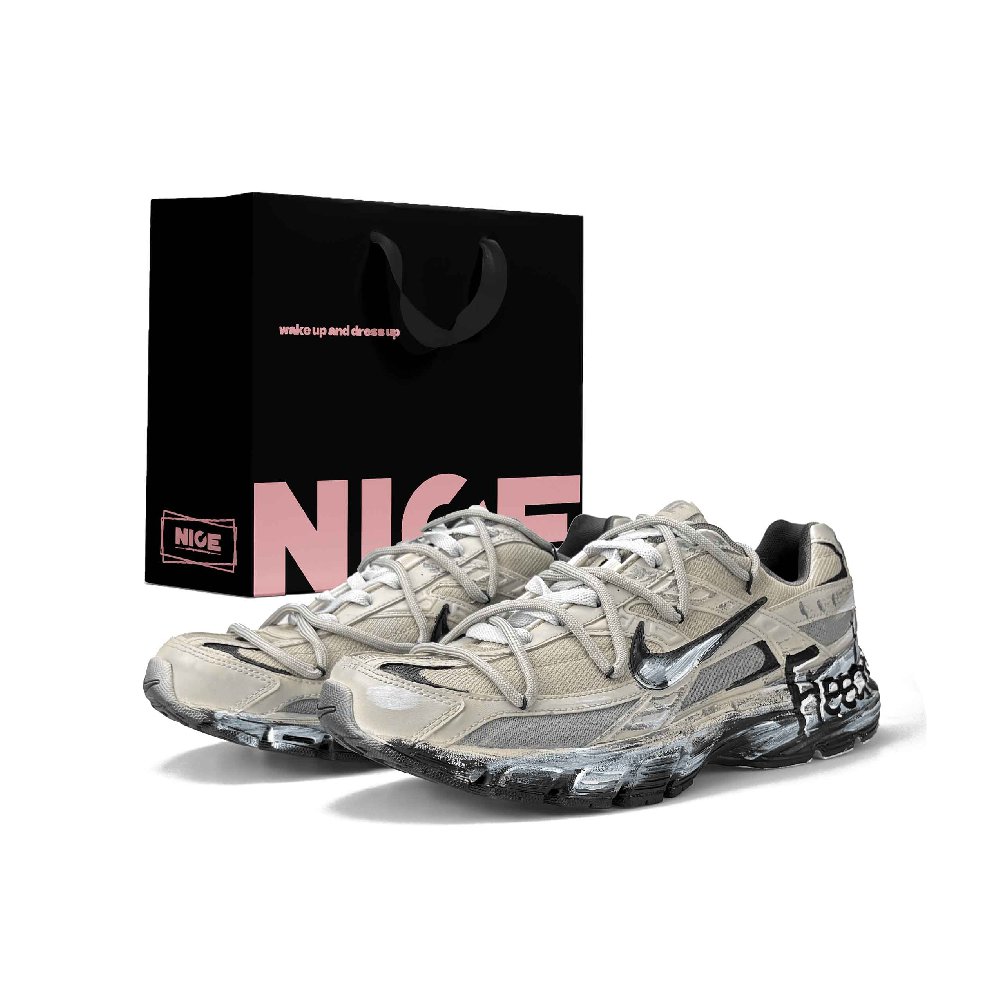Nike Initiator Running Shoes Unisex Low Top Brown Black