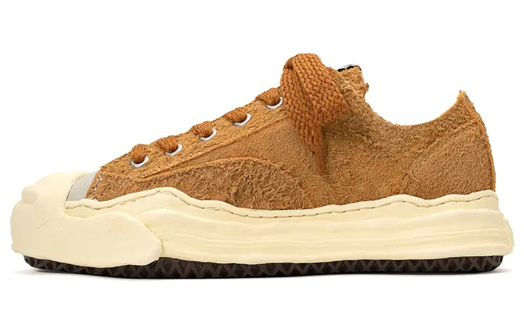 MIHARA YASUHIRO Hank OG Sole Broken Low top Stylish Skateboarding Shoes Unisex Brown