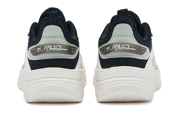 361° Running Shoes Women's Low-Top Obsidian Black/Feather White