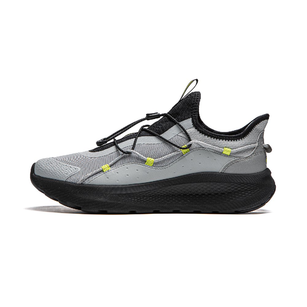 LiNing Cloud Ease Slip On Low top Casual Shoes Men's Mist Gray