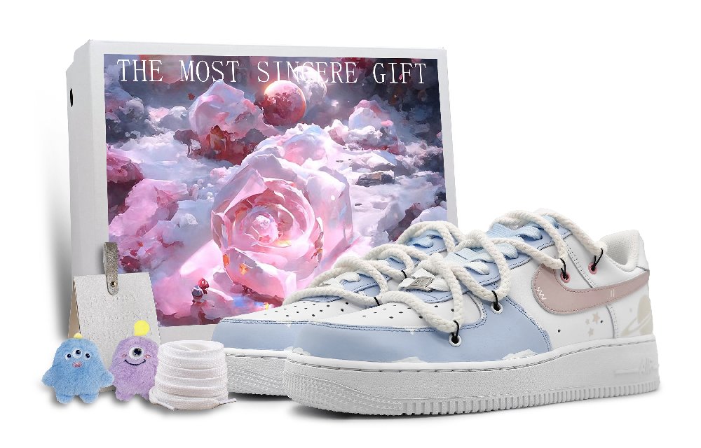 Nike Air Force 1 Low Low-Top Skateboard Shoes Women's Light Purple