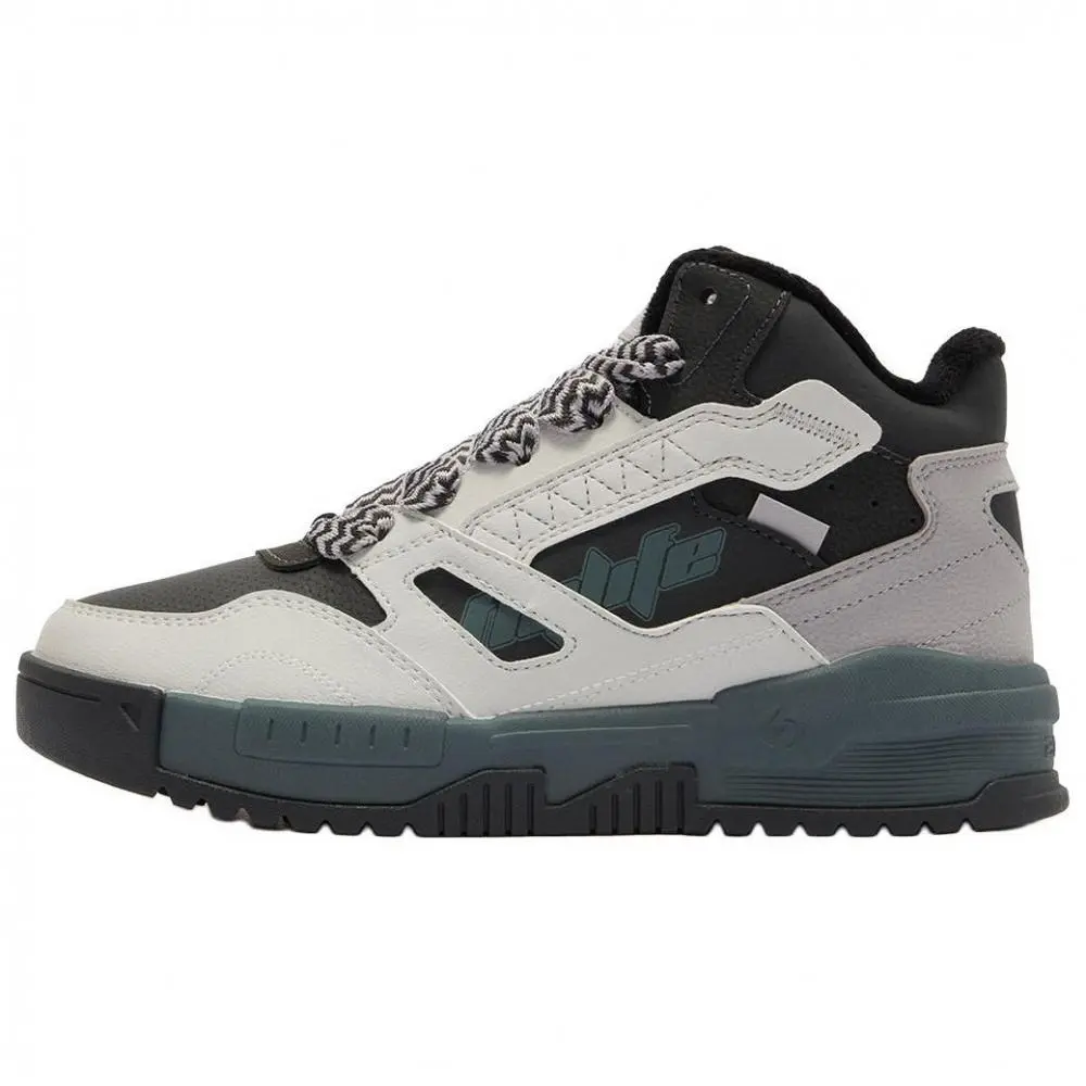 361° Cushioning, Wear Resistant High top Casual Shoes Women's Gray Black