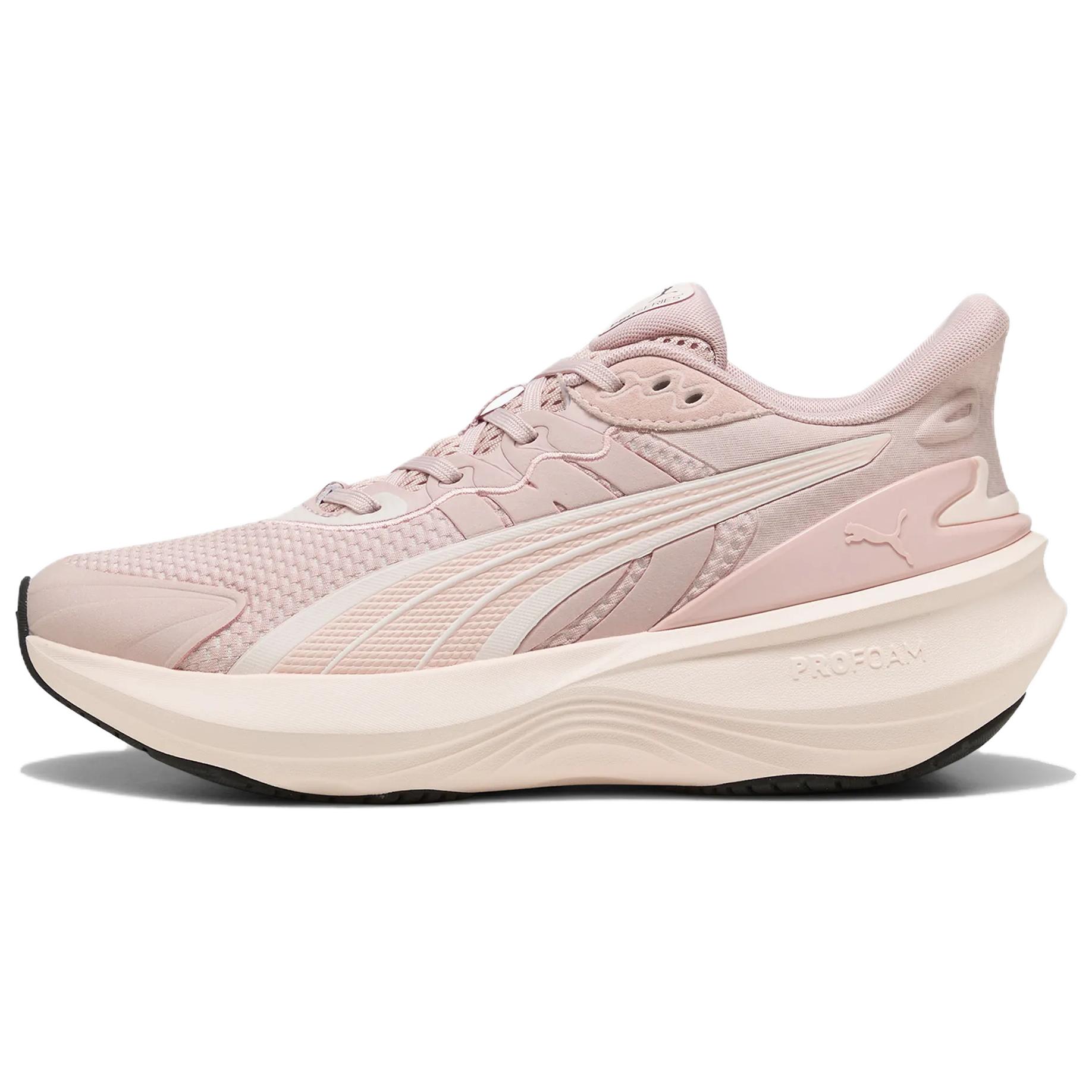 PUMA Pulse Pro Abrasion Resistant Low top Casual Running Shoes Women's Light Pink