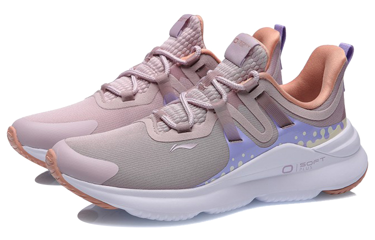 LINING Casual Shoes Women's Low top Light Cream Purple купить в интернет-магазине Yoocart с быстрой доставкой по России.