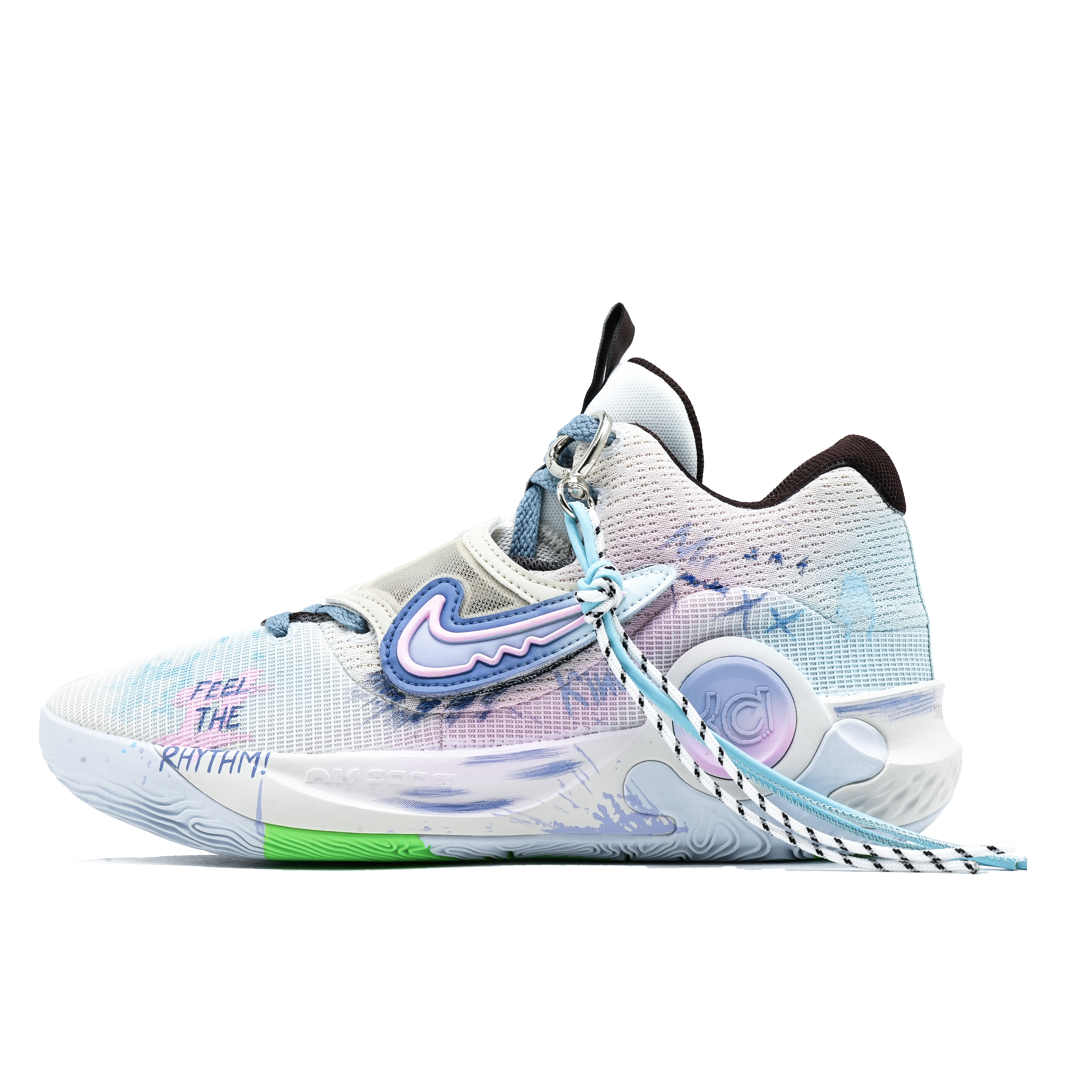 Nike KD Trey 5 X Basketball Shoes Men's Low top Pink/Blue/White