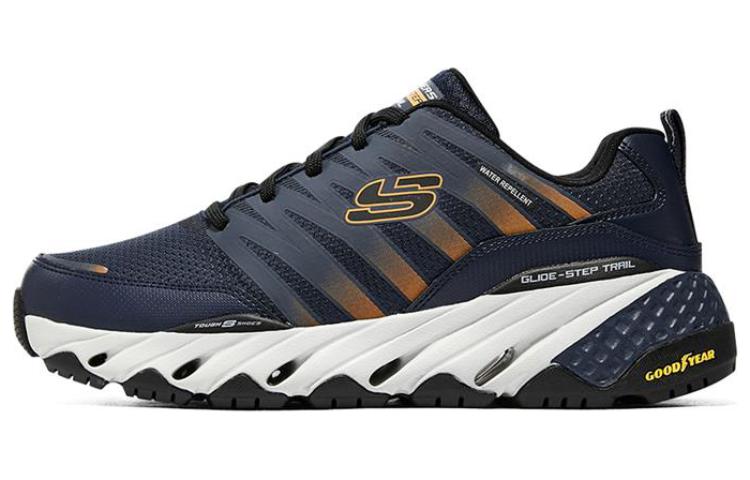 Skechers Glide Step Trail Low Top Casual Shoes Men's Marine Blue