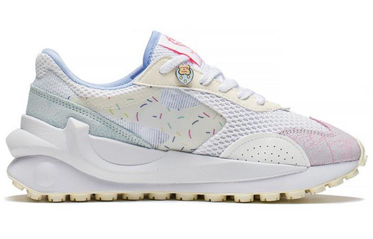 LINING Casual Shoes Women's Low top Standard White/First Lotus Pink/Light Ancient Yellow купить в интернет-магазине Yoocart с быстрой доставкой по России.