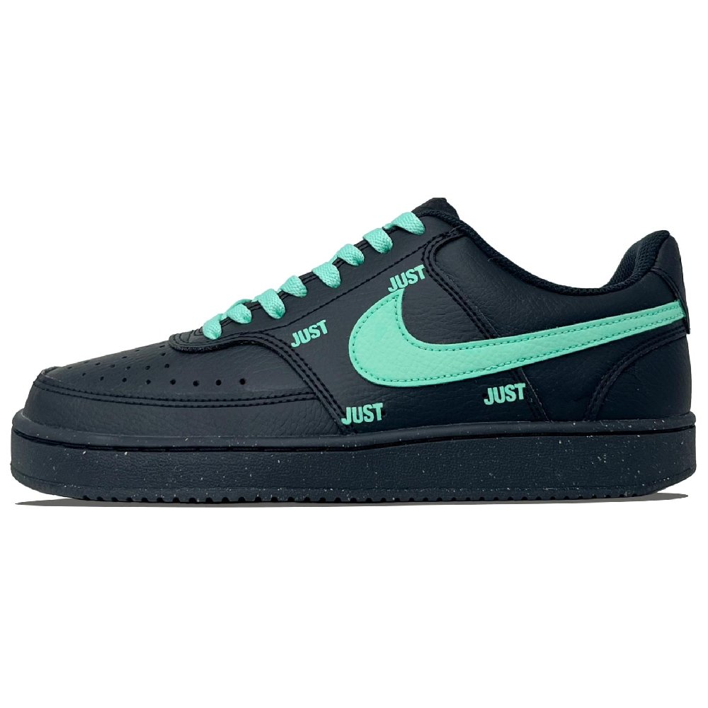 Nike Court Vision Low Anti-Slip Wear-Resistant Low-Top Skateboard Shoes Unisex Cyan