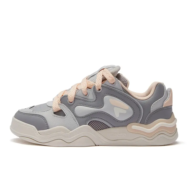 FILA FUSION KICKDX Abrasion Resistant Low Top Skateboard Shoes Women's Gray