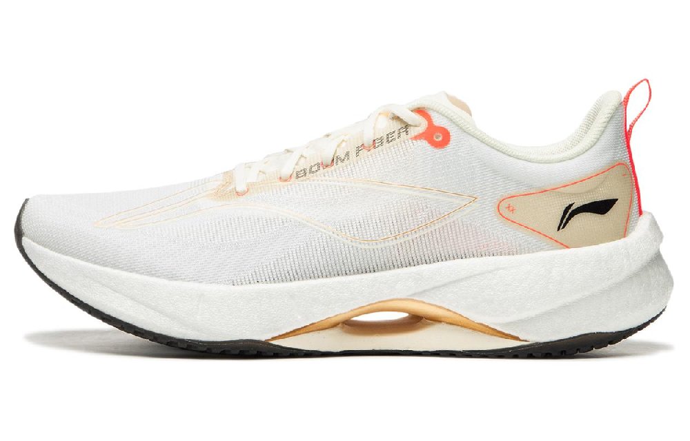 LiNing Super Light 21 Slip Resistant, Abrasion Resistant, Breathable Low Top Running Shoes Women's White