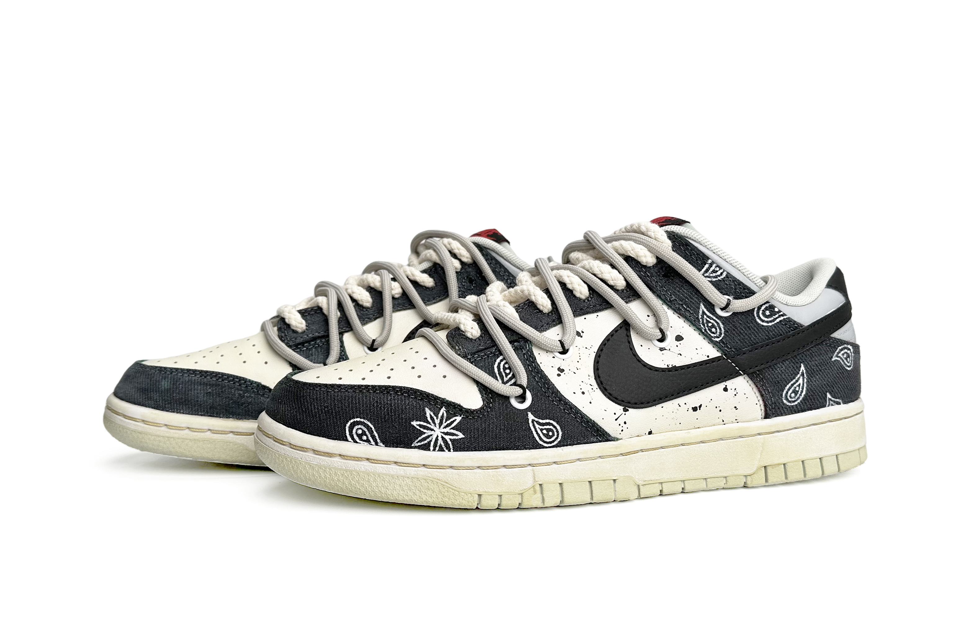 Nike Dunk Low Retro 'Plaid' Low-Top Skateboard Shoes Men's Black White купить в интернет-магазине Yoocart с быстрой доставкой по России.
