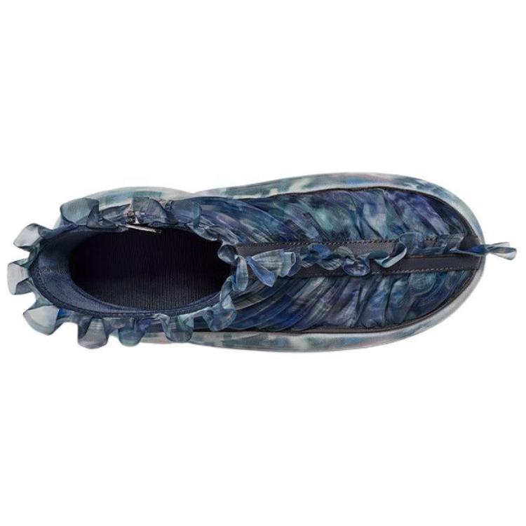 UGG Ruffle Boot Print Collina Strada Dark Blue Floral Women's