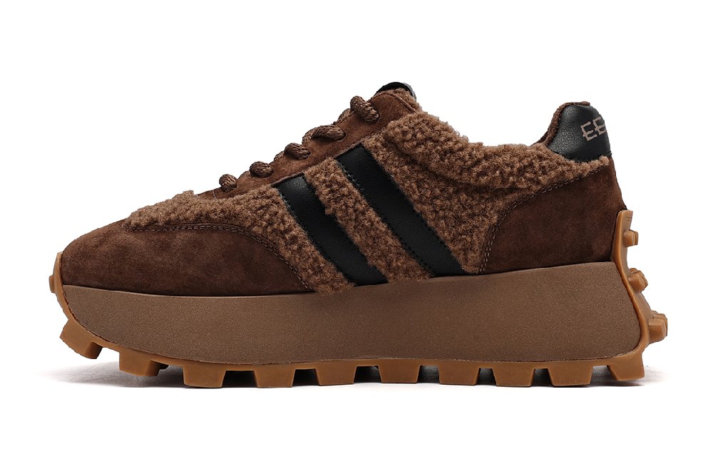 EBLAN Low-Top Casual Shoes Women's Coffee