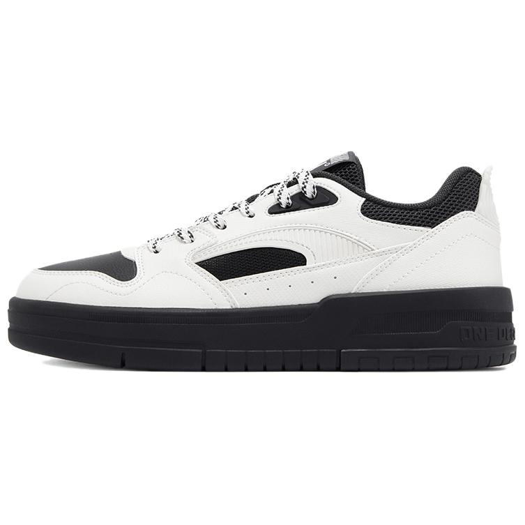 361° Slip Resistant Waterproof Cushioning Low top Skateboard Shoes Women's Feather White Black Charcoal Gray