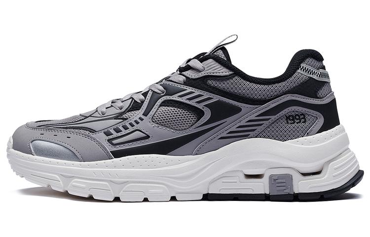361° Anti Slip Wear Resistant Low Top Casual Shoes Men's Gray Black
