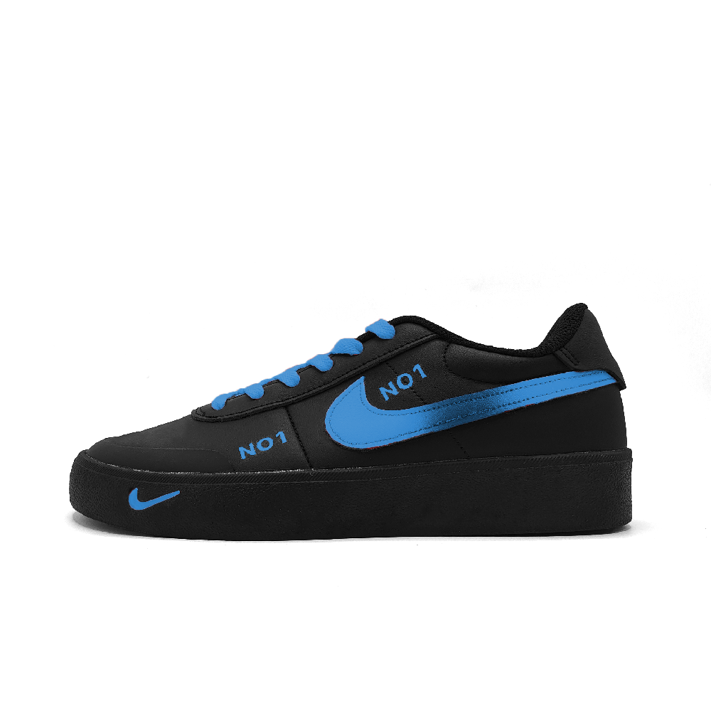 Nike Court Shot Steady And Composed Abrasion Resistant Low Top Skateboard Shoes Unisex Black