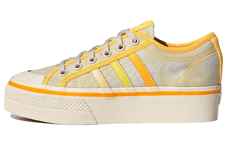 Adidas Nizza Platform Lo Parley Almost Yellow Orange Tint Women's