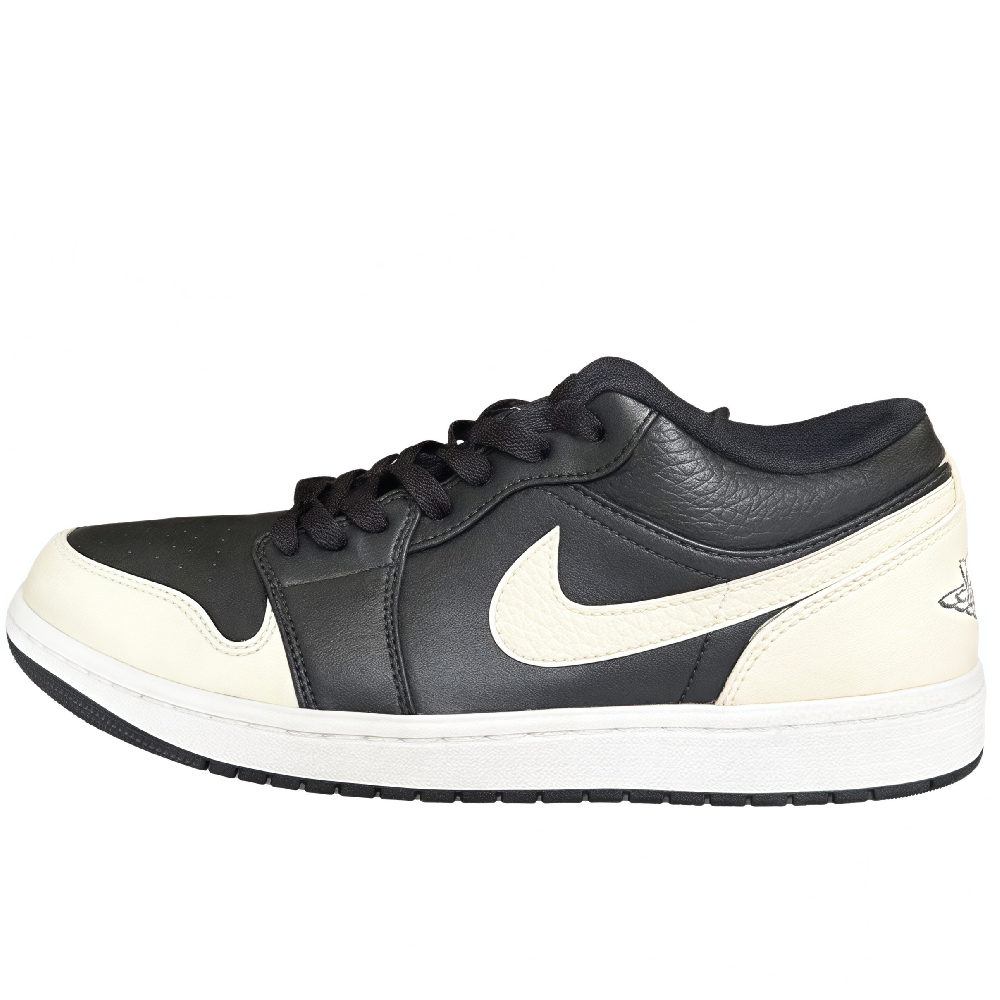 JORDAN Air Jordan 1 Vintage Basketball Shoes Unisex Low top Ivory/Black