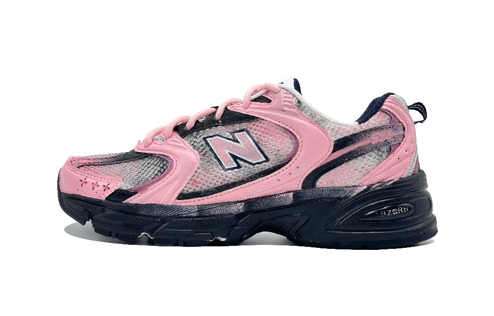 New Balance NB 530 Abrasion Resistant Low Top Running Shoes Unisex Black Pink