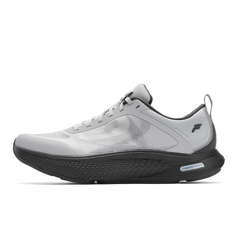 FILA Slip Resistant, Abrasion Resistant, Breathable, Lightweight Coverage Low Top Running Shoes Men's Rain Mist Gray