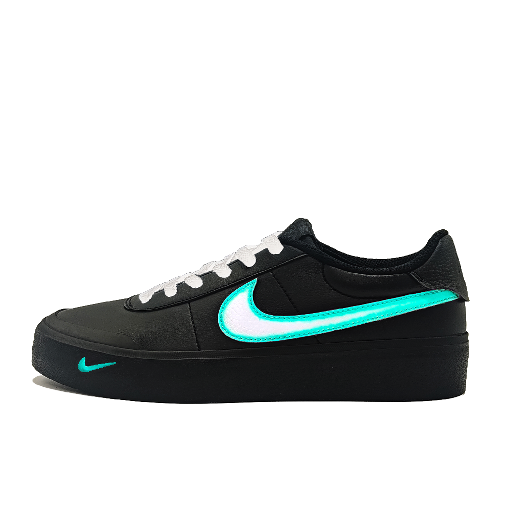 Nike Court Shot Skateboard Shoes Unisex Low Top Cyan