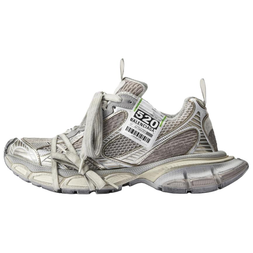 Balenciaga 3XL Low Top Chunky Sneakers Men's Silver купить в интернет-магазине Yoocart с быстрой доставкой по России.