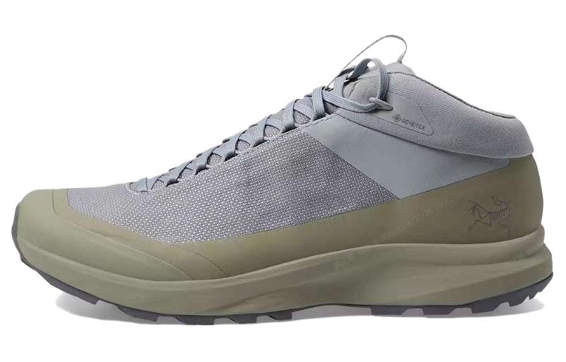 Arcteryx Aerios AURA Gore-Te Cushioned Slip-Resistant Mid-Top Outdoor Shoes Unisex Gray