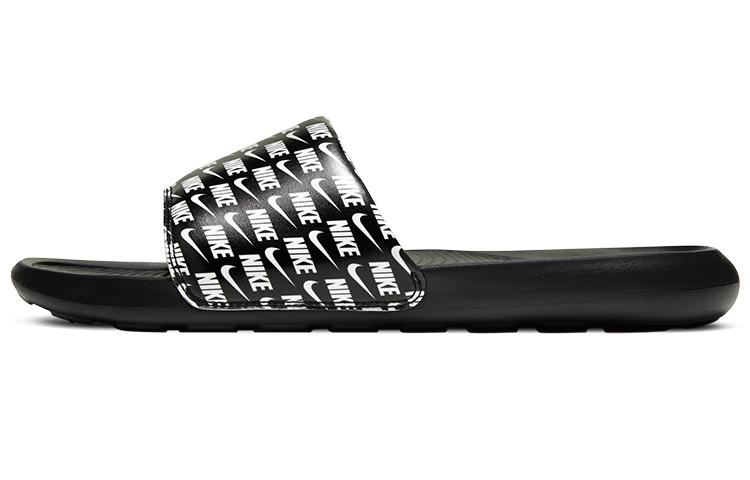 Nike Victori One Slide Print 'Repeat Logo Black'
