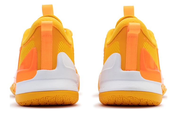 361° Big3 4.0 SWITCH Orange Soda Anti Slip Wear Resistant Low Top Performance Basketball Shoes Men's Yellow Orange