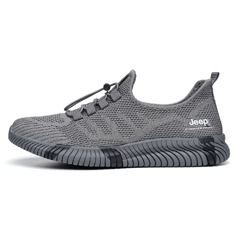 Jeep Low Top Outdoor Shoes Men's Gray