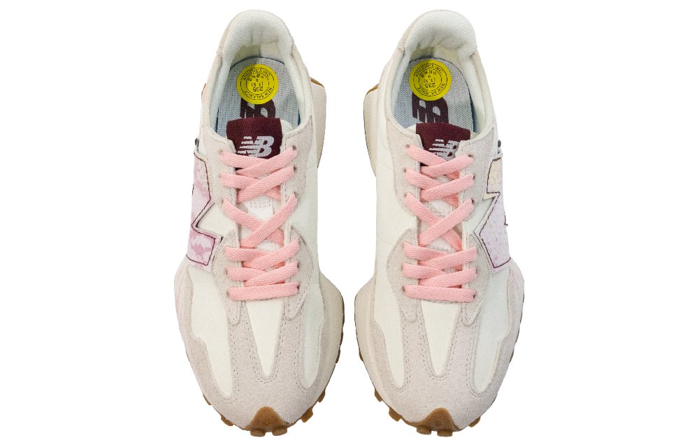 New Balance NB 327 Abrasion Resistant Coverage Low Top Running Shoes Women's White Gray