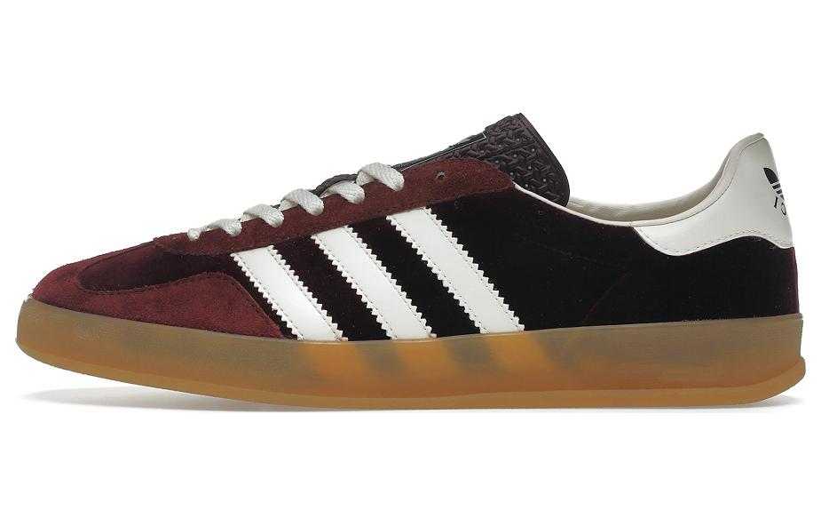 GUCCI X GUCCI Gazelle Burgundy Velvet