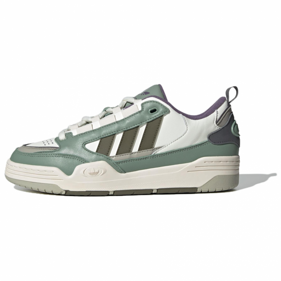 Adidas Originals Adi2000 Wear-Resistant Low-Top Skateboard Shoes Unisex White Green
