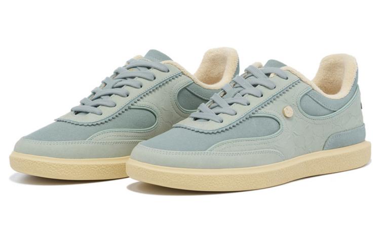 LI NING 1990 Clouds Lightweight Low Top Skateboard Shoes Women's Green