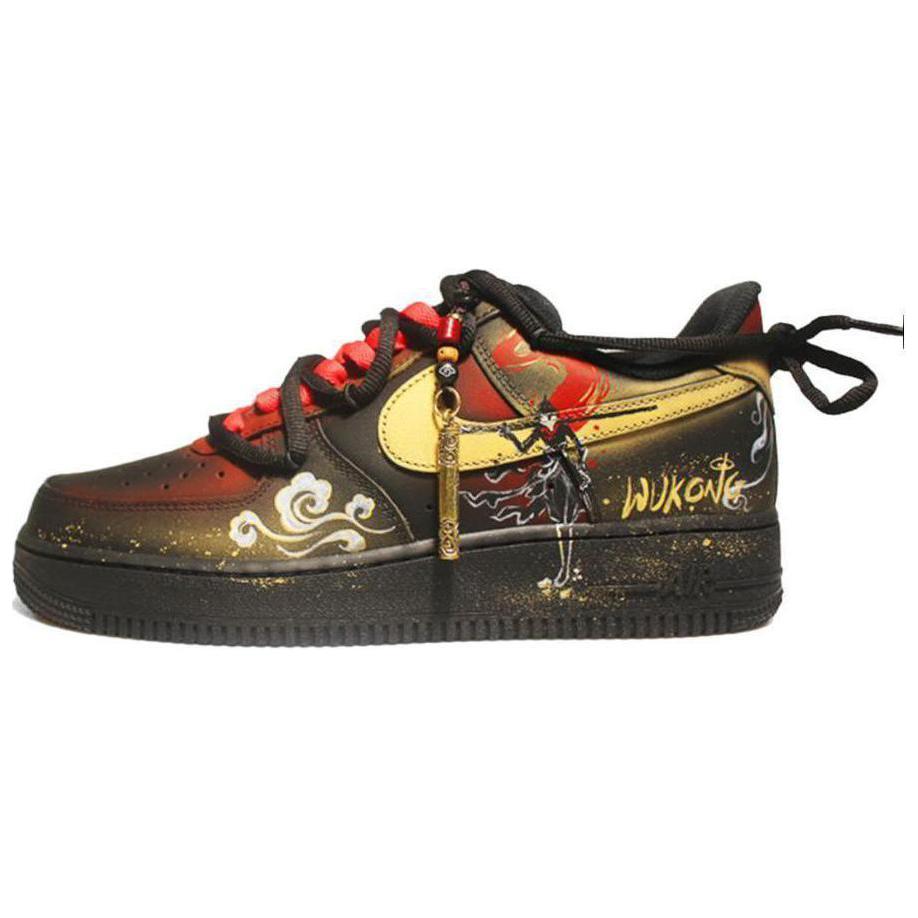 Nike Air Force 1 Coverage Warm Slip-Resistant Low-Top Skateboard Shoes Unisex Black