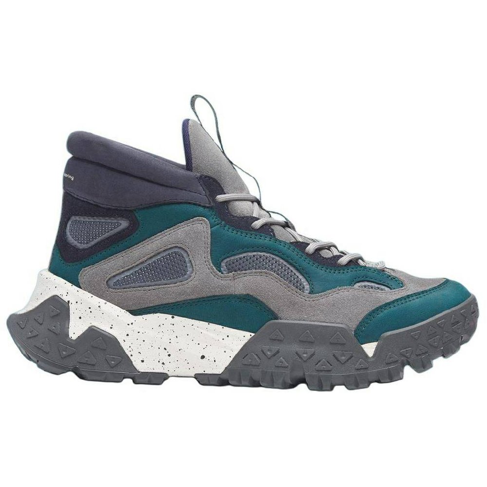 White Mountaineering x Timberland Anti Slip Wear Resistant Mid Top Hiking Shoes Men's Gray