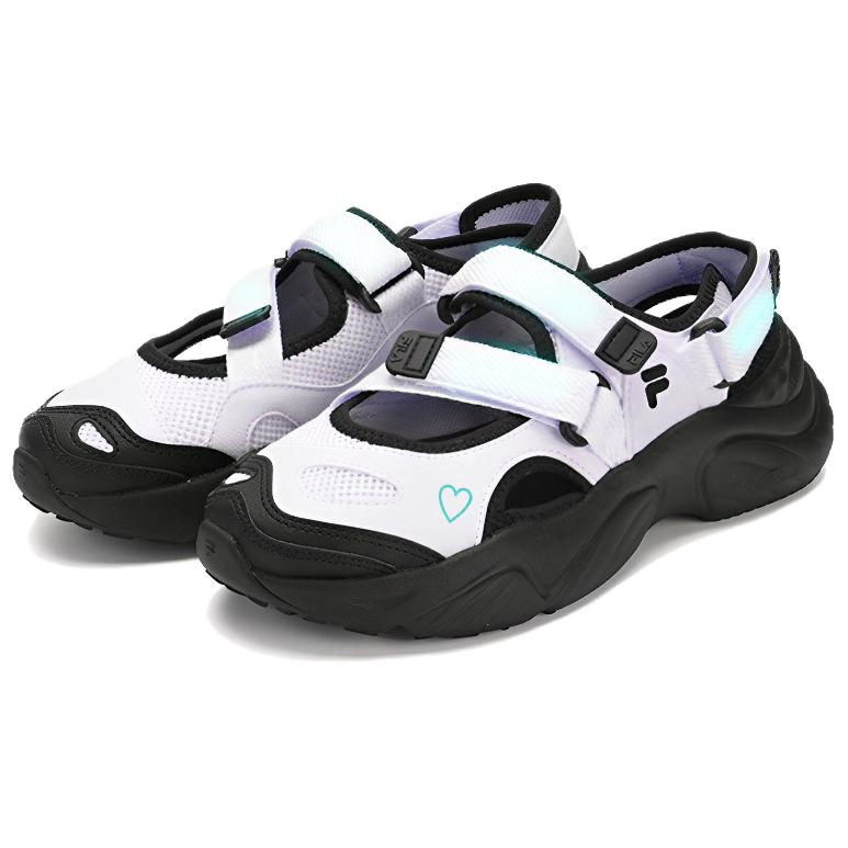 FILA FUSION Conch Dream Love Beach Sandals Women's Cyan купить в интернет-магазине Yoocart с быстрой доставкой по России.