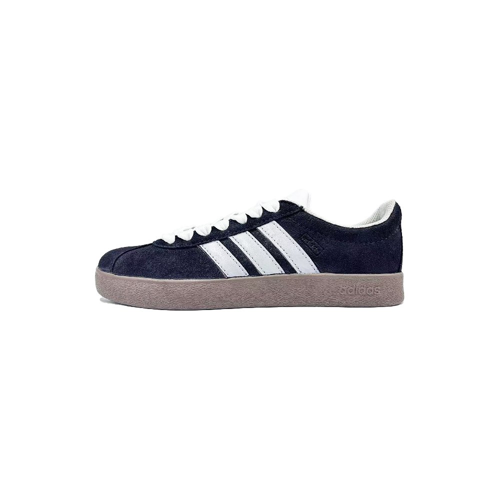 Adidas Neo VL Court 2.0 Plain Raft Black Tone Slip Resistant Balance Low Top Skateboard Shoes Unisex Black