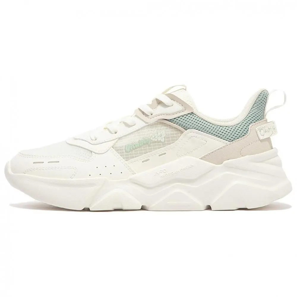 361° Wear resistant And Lightweight Low Top Casual Shoes Women's White Green