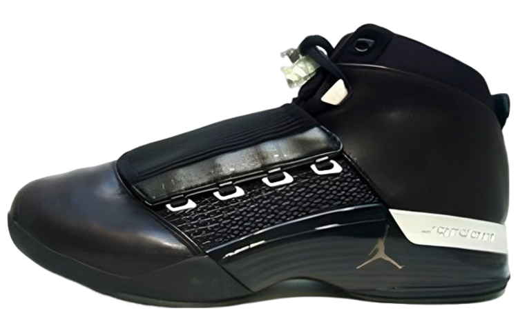 JORDAN 17 Black Metallic Silver 2002