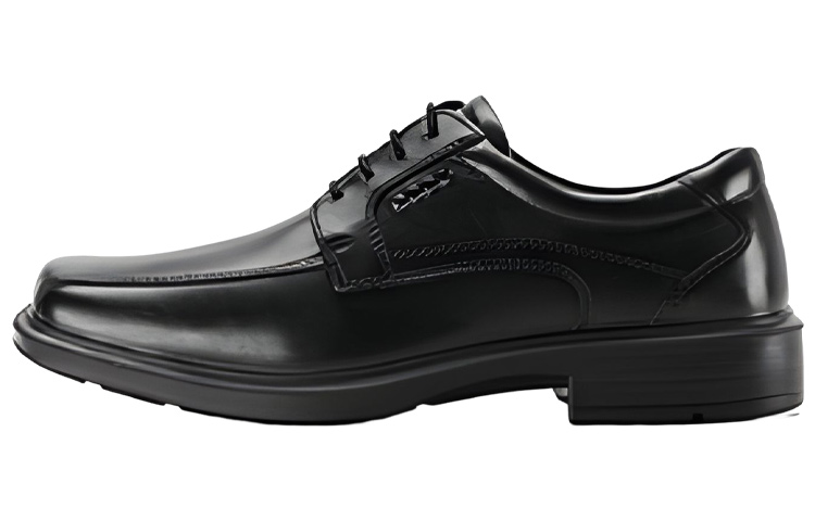 Ecco Casual Leather Shoes Men's Low top Black