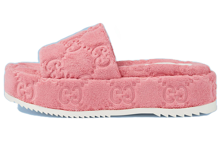 GUCCI Gg Platform Sandal Pink Women's
