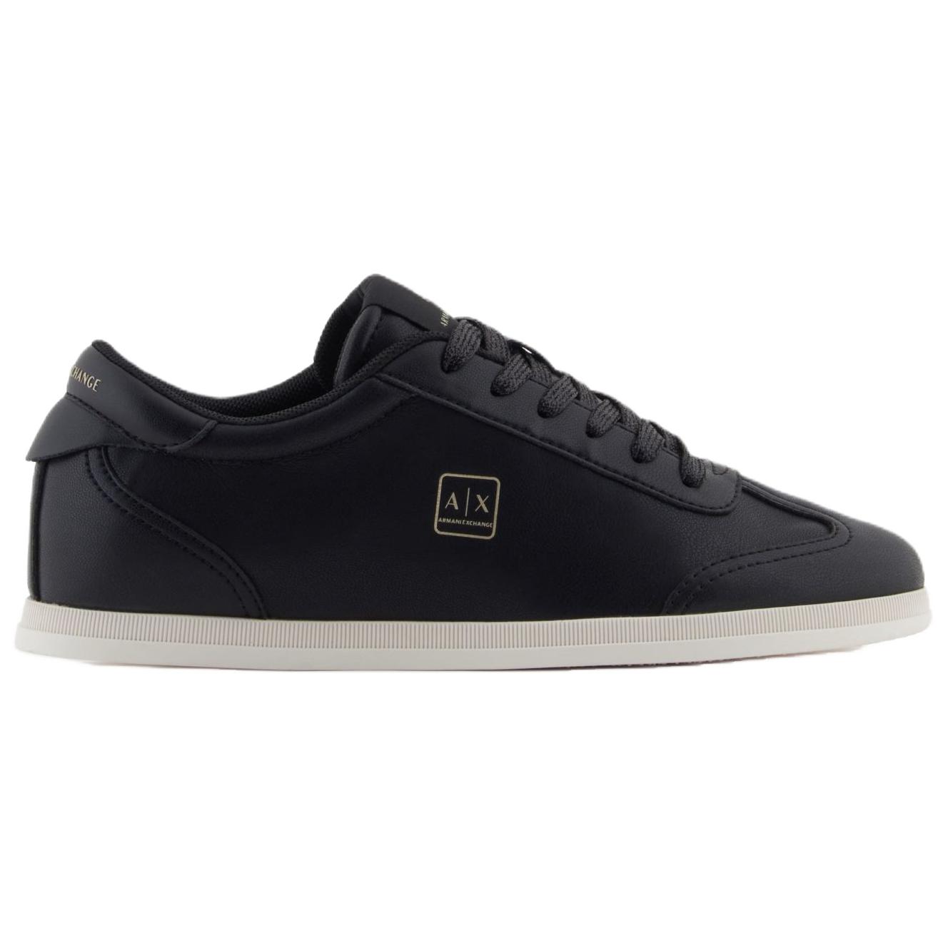 ARMANI EXCHANGEAE Low top German Army Trainers Women's Black