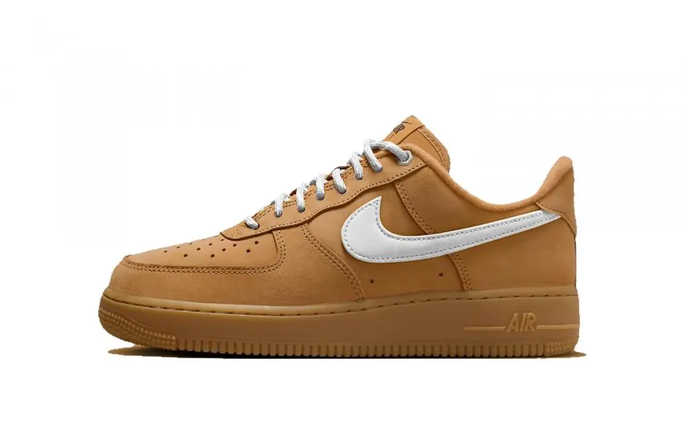 Nike Air Force 1 Skateboard Shoes Unisex Low top White Brown