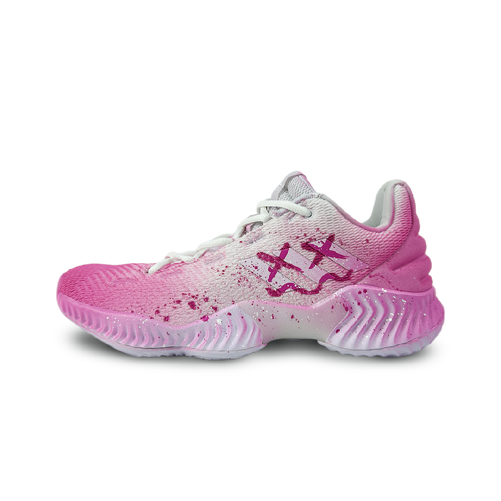 Adidas Pro Bounce 2018 Low Top Basketball Shoes Men's Pink