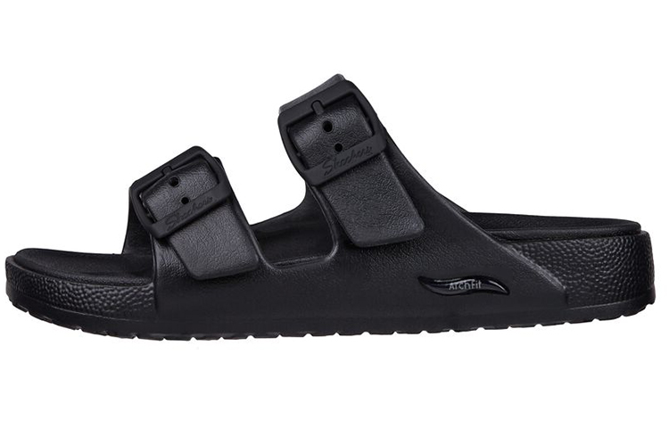Skechers Foamies Rubber Sole Slide Slippers Women's Black