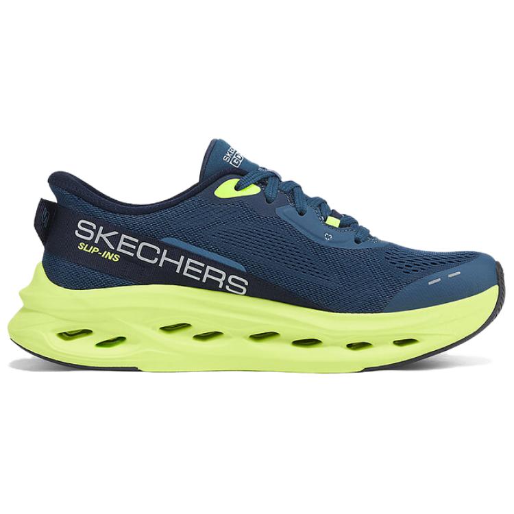 Skechers MEN'S GO Cushioning Support Low Top Running Shoes Men's Turquoise купить в интернет-магазине Yoocart с быстрой доставкой по России.