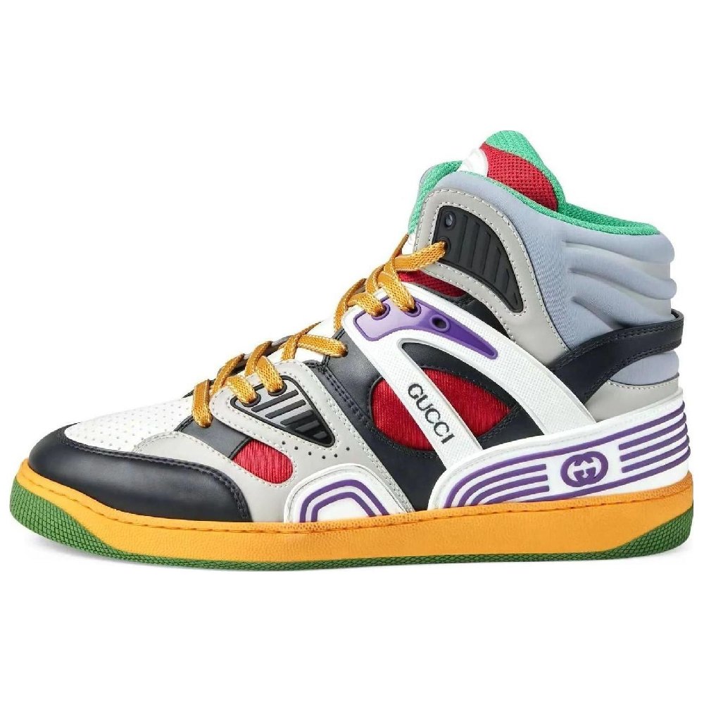 GUCCI Basket High "Black Demetra" Sneakers