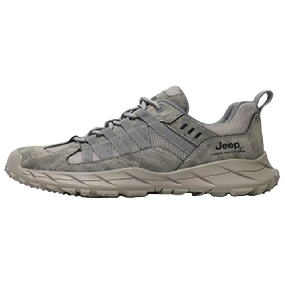 Jeep Low Top Hiking Shoes Men's Ancient Dust Gray