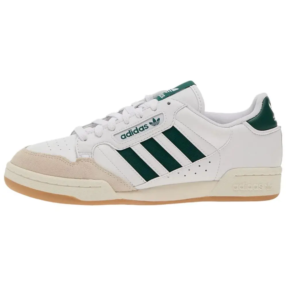 Adidas Originals Continental 80 Low top Skateboard Shoes Men's White Green